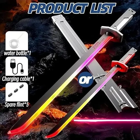 Galactic Glow Interactive LED Light Sword with Sound FX