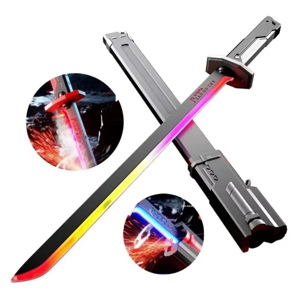 Galactic Glow Interactive LED Light Sword with Sound FX