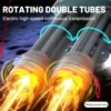 Dual-Tube Electric Gatling Water Gun – Automatic Rotating LED Water Blaster for Kids & Adults