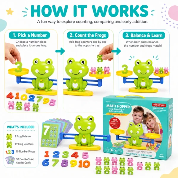 Math Hopper – Frog Counting & Balance Game