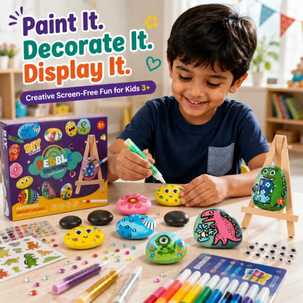 Pebble Pals – Rock Painting & Decorating Kit