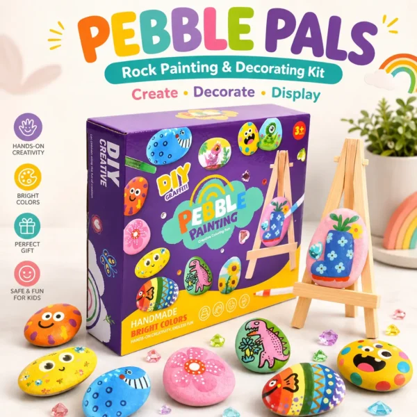 Pebble Pals Pebble Pals – Rock Painting & Decorating Kit