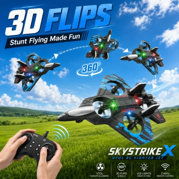 SkyStrike X – VTOL RC Fighter Jet