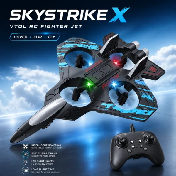 SkyStrike X – VTOL RC Fighter Jet SkyStrike X – VTOL RC Fighter Jet