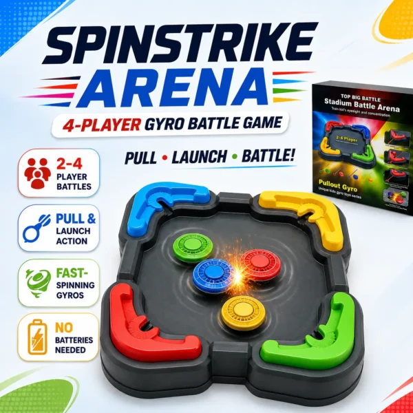 SpinStrike Arena SpinStrike Arena – 4-Player Gyro Battle Game