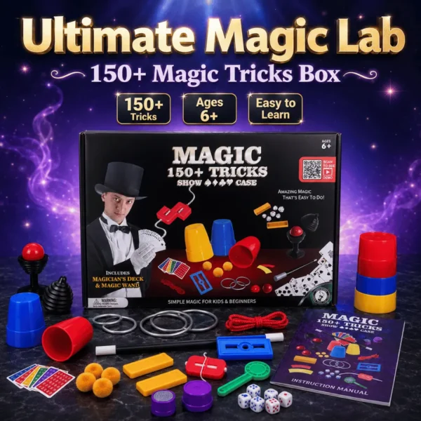 Ultimate Magic Lab – 150+ Magic Tricks Box Ultimate Magic Lab – 150+ Magic Tricks Box